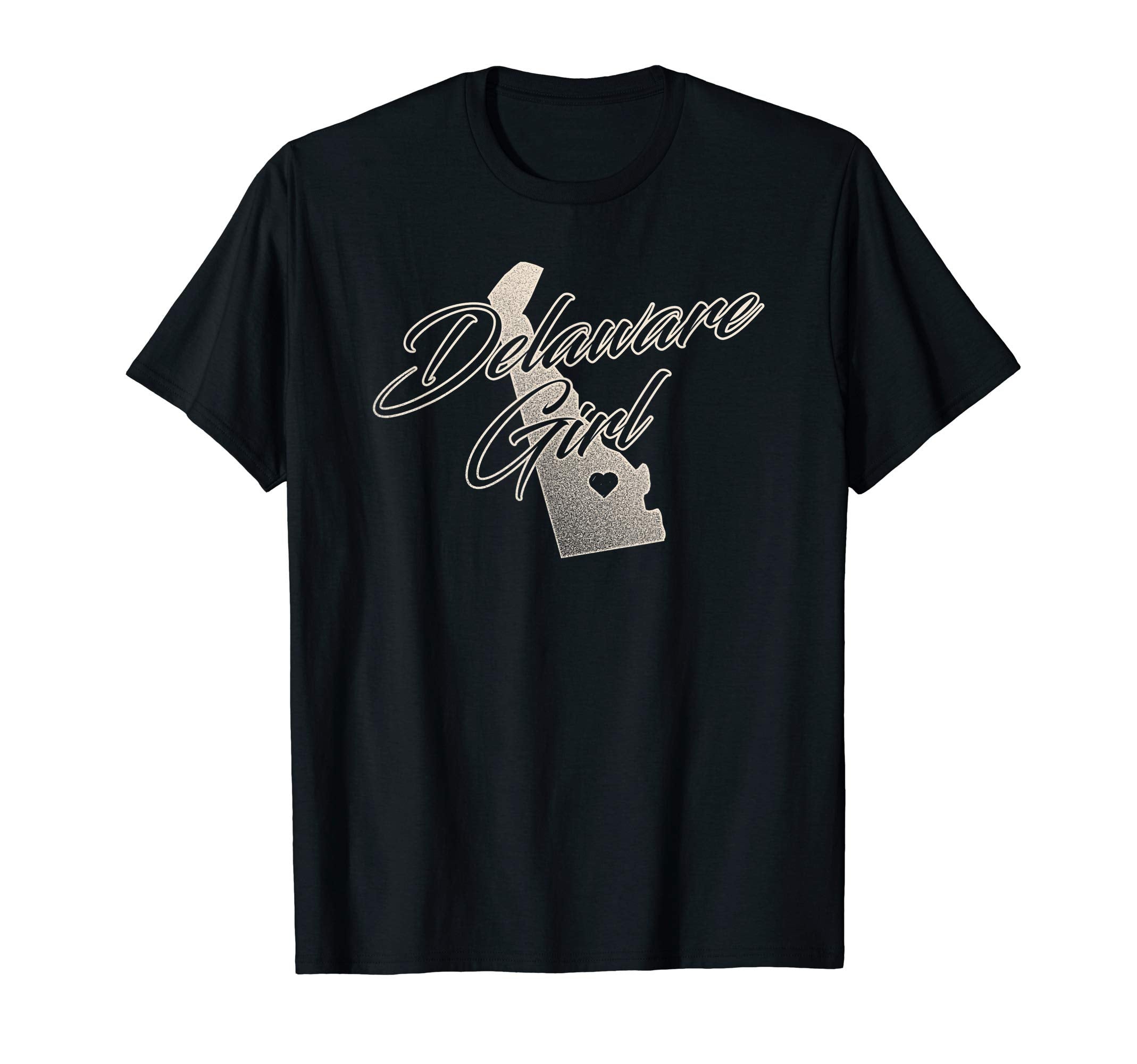 Delaware Distressed State Outline T-Shirt - Streetwear Style for Adults - T-Shirt, Sweatshirt, Hoodie