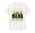 Coquette Softball Mama Checkered T-Shirt - Custom Art Print for Adults - T-Shirt, Sweatshirt, Hoodie