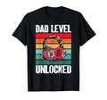 Fathers Day Dad Level Unlocked Funny T-Shirt - Graphic Print for Adults - T-Shirt, Sweatshirt, Hoodie