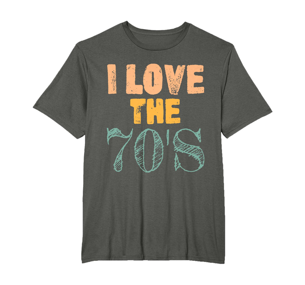 I Love 70S Seventies Groovy Hippy T-Shirt - Graphic Print Men Women - T-Shirt, Sweatshirt, Hoodie