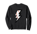 Baseball Lightning Bolt Sweatshirt - Casual Everyday Wear Men Women - T-Shirt, Sweatshirt, Hoodie