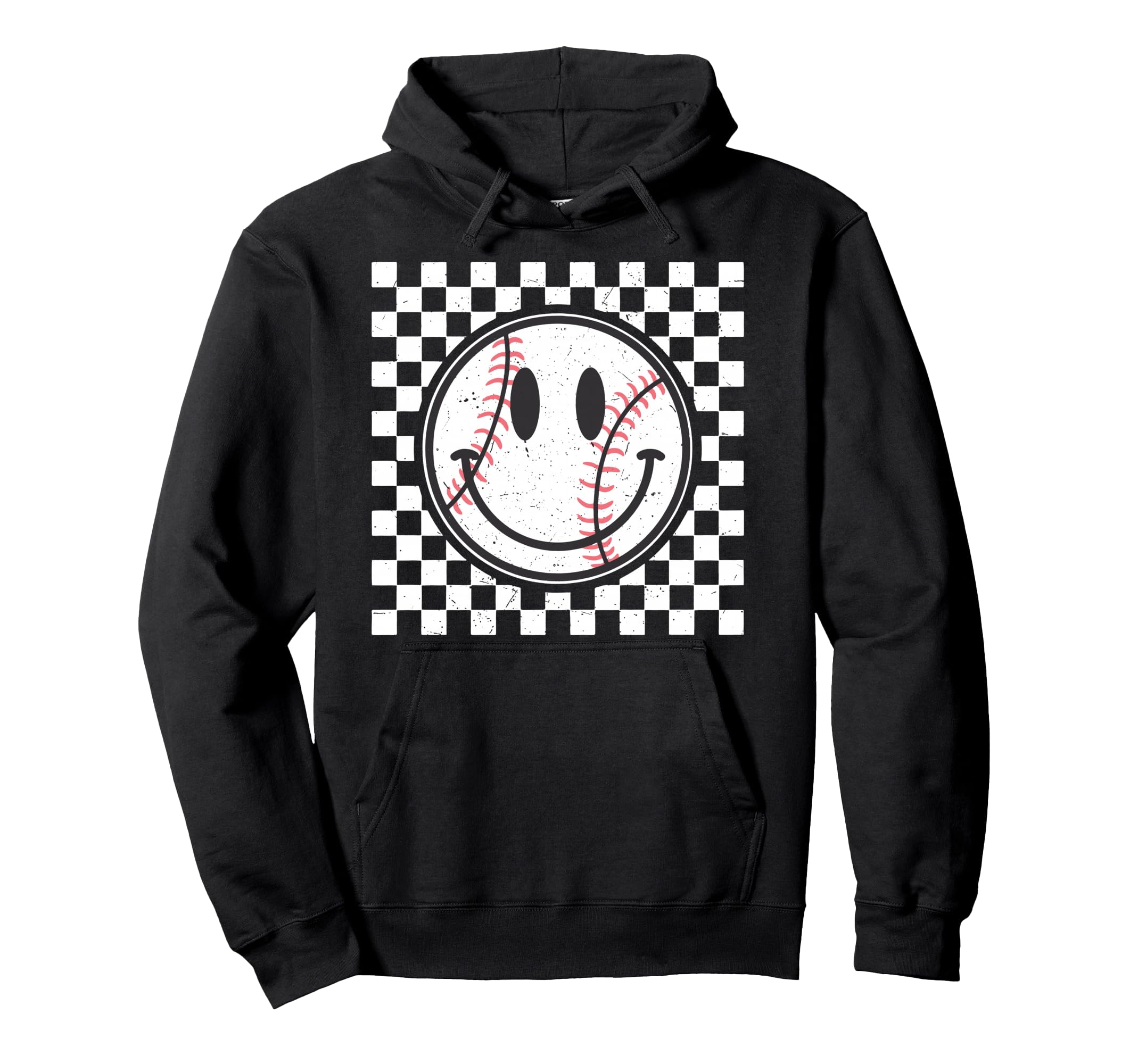 Baseball Season Happy Game Day Hoodie - Aesthetic Graphic for Adults - T-Shirt, Sweatshirt, Hoodie