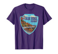 Blue Ridge Parkway Distressed Badge T-Shirt - Streetwear Style Men Women - T-Shirt, Sweatshirt, Hoodie