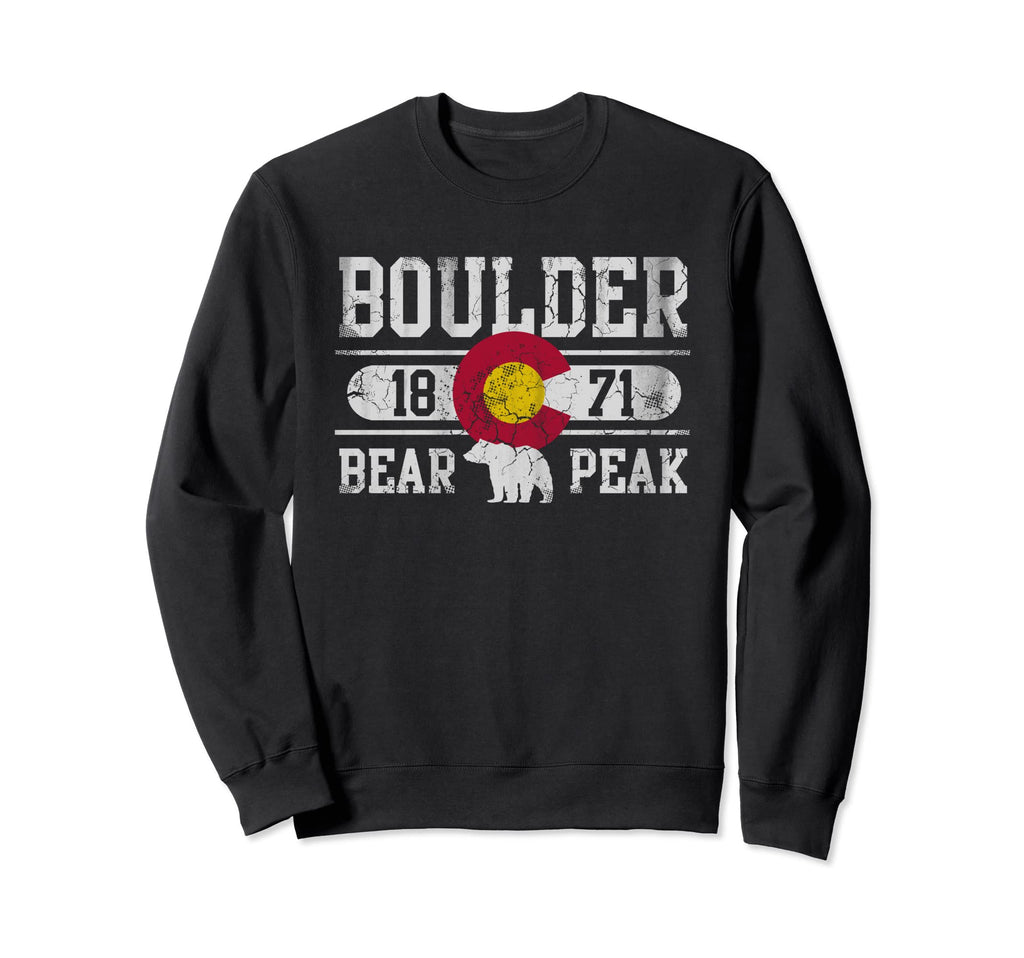 Colorado State Bear Peak Boulder Sweatshirt - Aesthetic Graphic for Adults - T-Shirt, Sweatshirt, Hoodie