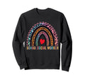 School Social Worker Appreciation Sweatshirt - Custom Art Print Men Women - T-Shirt, Sweatshirt, Hoodie
