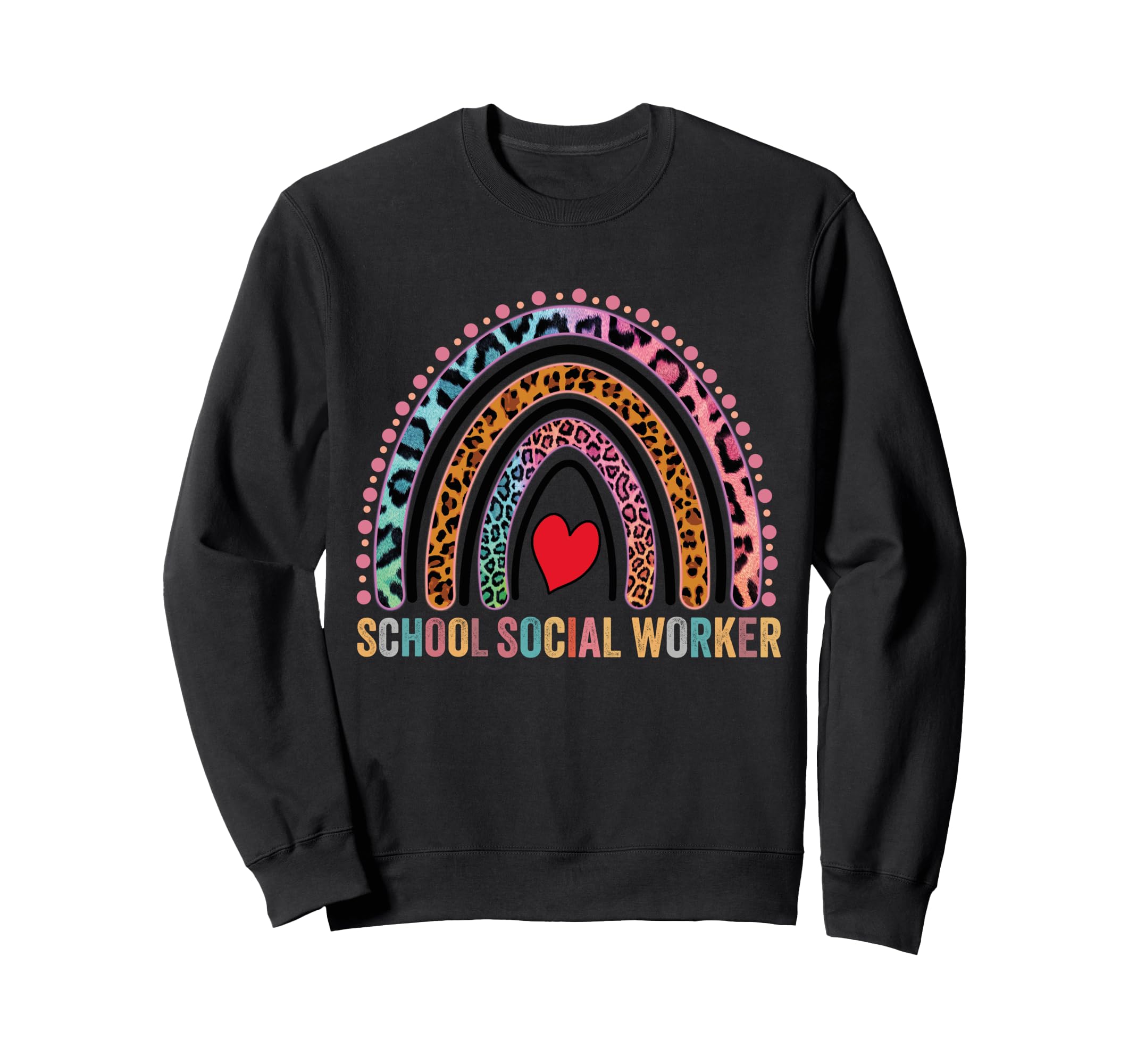 School Social Worker Appreciation Sweatshirt - Custom Art Print Men Women - T-Shirt, Sweatshirt, Hoodie