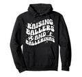 Raising Ballers And Ballerinas Soccer Hoodie - Minimalist Print Men Women - T-Shirt, Sweatshirt, Hoodie