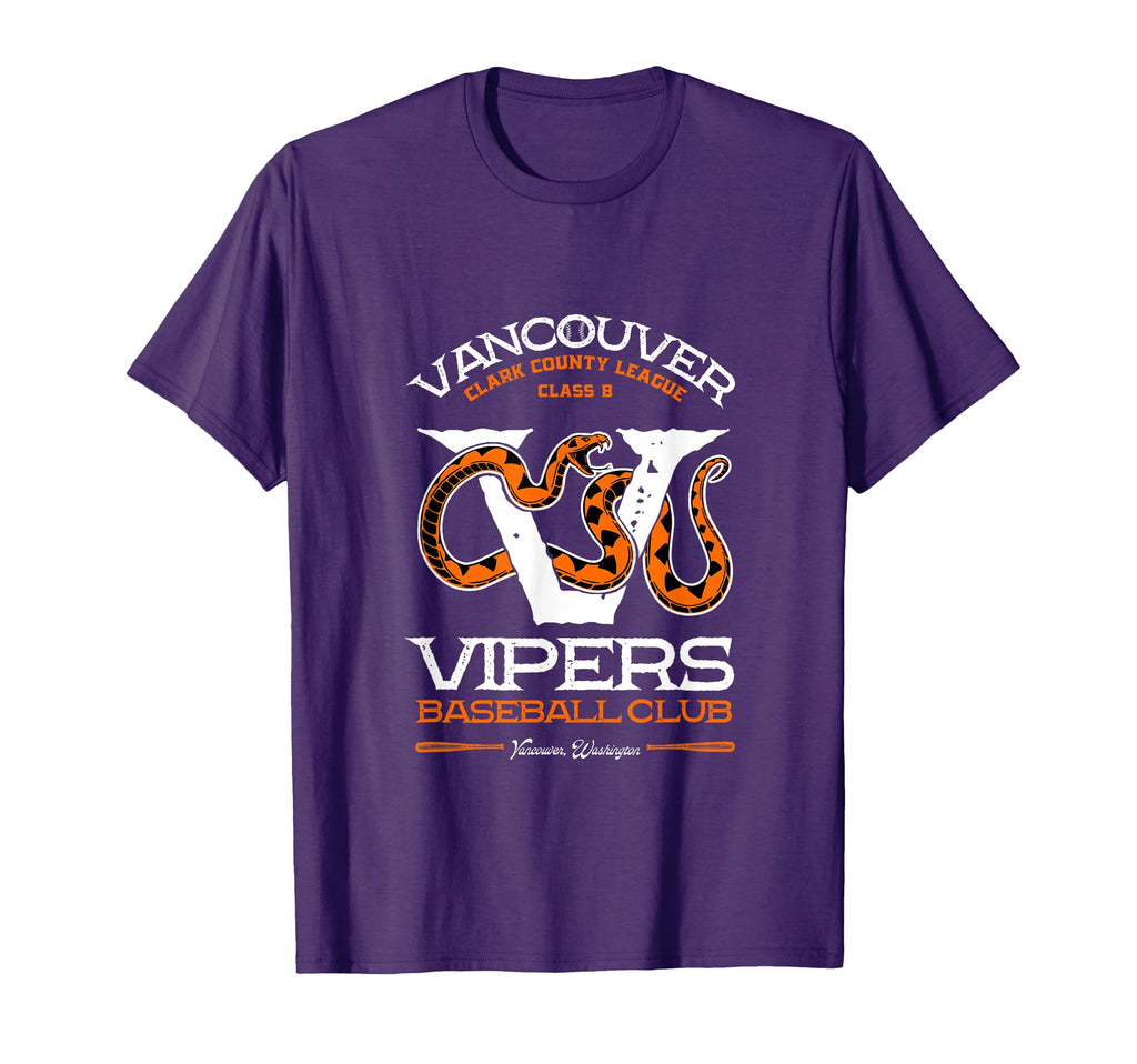 Vancouver Vipers Baseball Minor T-Shirt - Casual Everyday Wear Unisex - T-Shirt, Sweatshirt, Hoodie