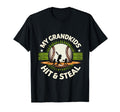 My Grandkids Hit Steal Baseball T-Shirt - Minimalist Print for Adults - T-Shirt, Sweatshirt, Hoodie