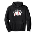 Wisconsin Baseball State Pride Hoodie - Aesthetic Graphic for Adults - T-Shirt, Sweatshirt, Hoodie