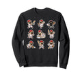 Pug Baseball Player Funny Dog Sports Sweatshirt - Unique Graphic Unisex - T-Shirt, Sweatshirt, Hoodie