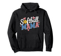 Softball Mama Baseball Sports Lover Hoodie - Fun Novelty Design Unisex - T-Shirt, Sweatshirt, Hoodie