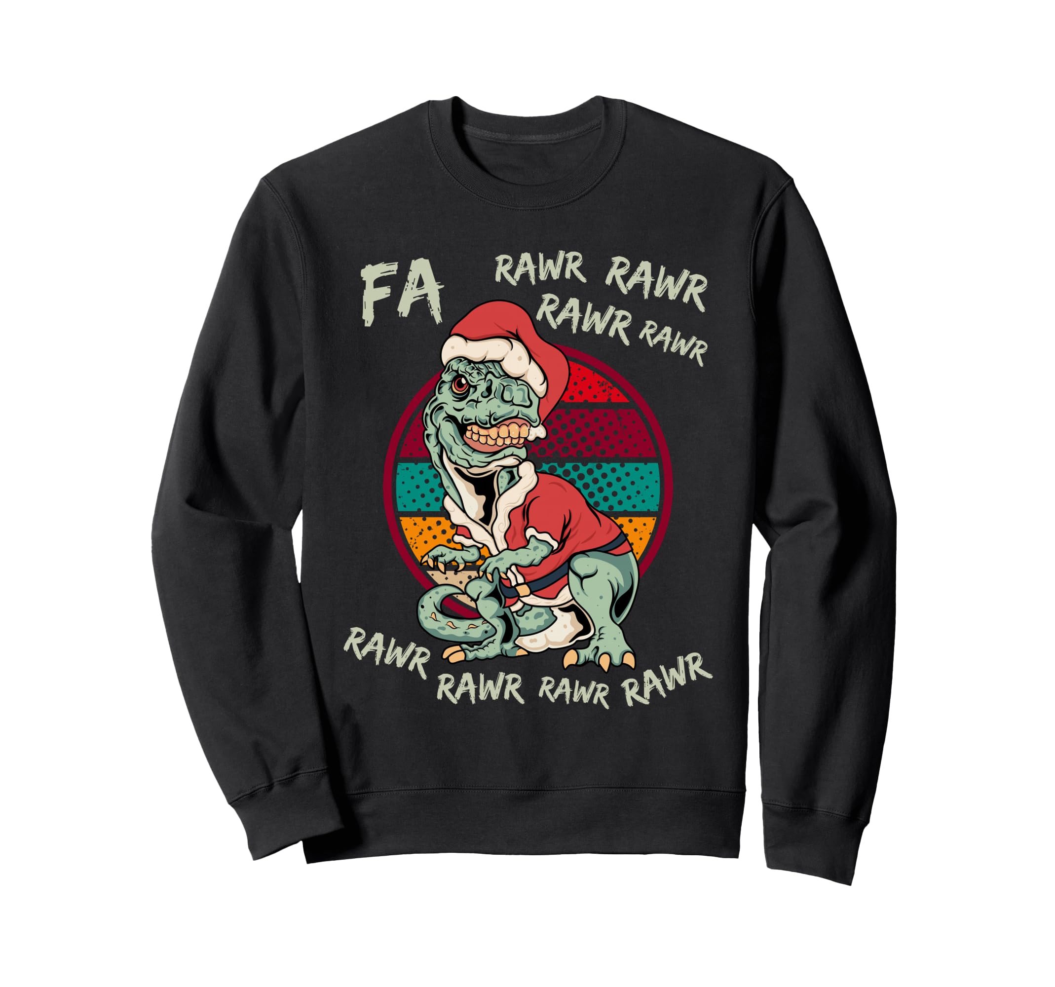 Rawr T Rex Sunset Sweatshirt - Trendy Graphic Men Women - T-Shirt, Sweatshirt, Hoodie