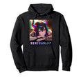 Anime Manga Glitch Vaporwave Hoodie - Streetwear Style for Adults - T-Shirt, Sweatshirt, Hoodie