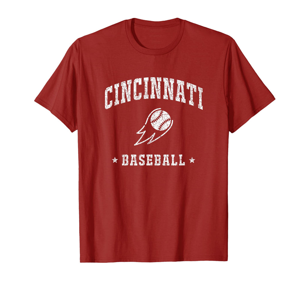 Cincinnati Baseball Gameday Baseball T-Shirt - Graphic Print Men Women - T-Shirt, Sweatshirt, Hoodie