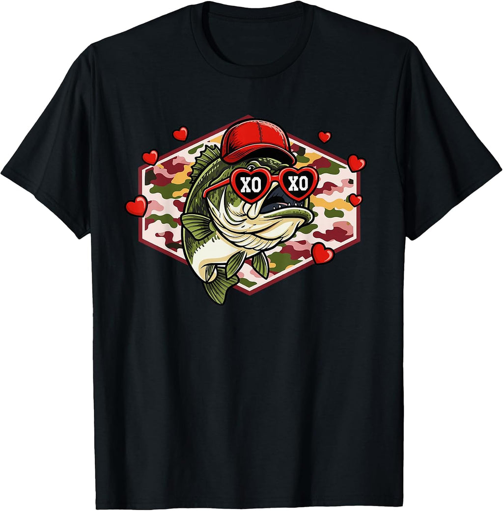 Boys valentine Hunting Merch - Adult & Kids T-Shirts, Sweatshirts & Hoodies apparel design preview 1