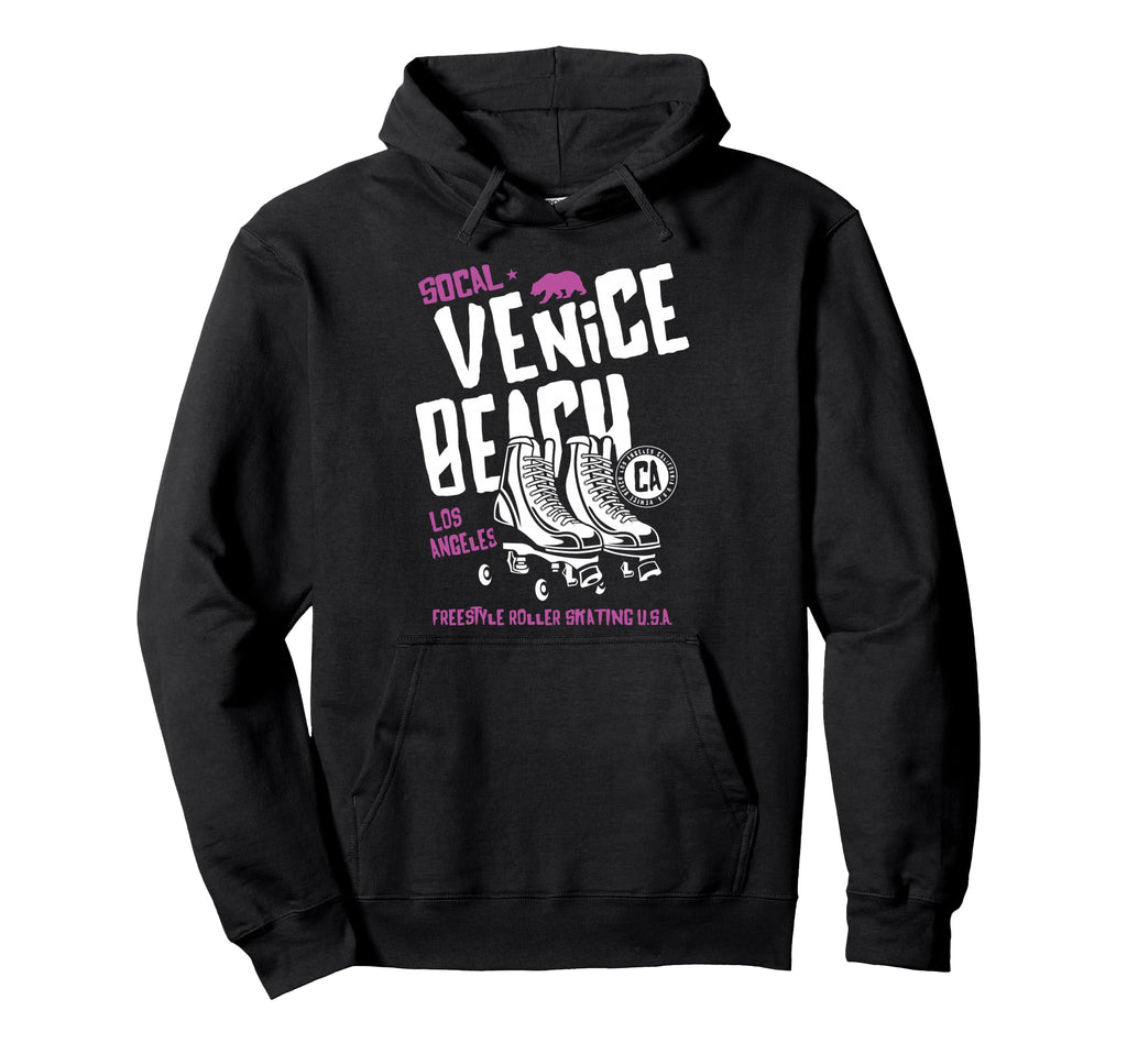 Venice Beach California Roller Skate Hoodie - Streetwear Style for Adults - T-Shirt, Sweatshirt, Hoodie