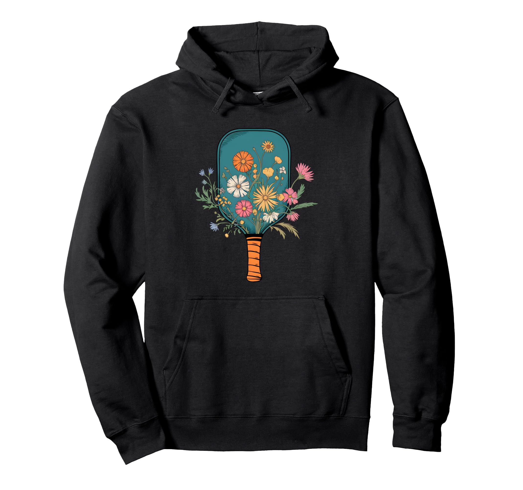 Bohemian Pickleball Paddle Boho Outfit Hoodie - Graphic Print Unisex - T-Shirt, Sweatshirt, Hoodie