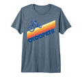 Cycopath Funny Mountain Biking 80S Tri T-Shirt - Graphic Print for Adults - T-Shirt, Sweatshirt, Hoodie