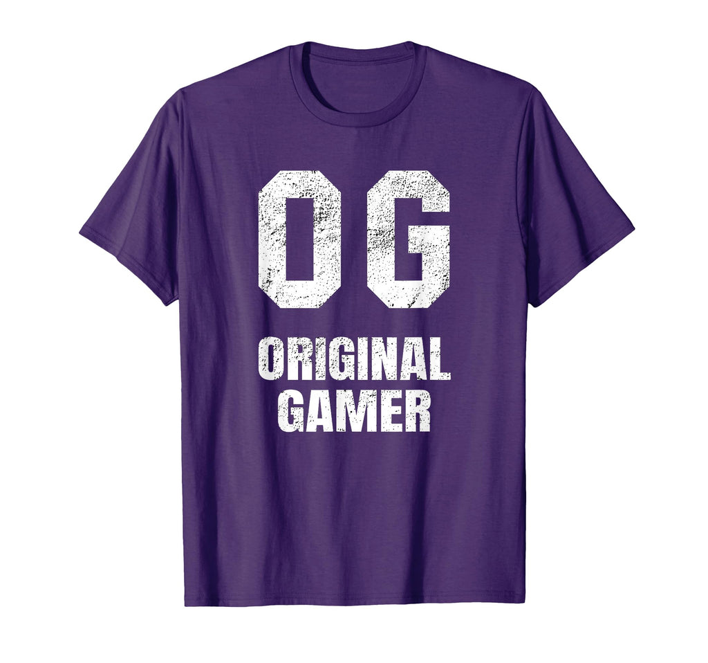 Og Original Gamer Funny Gaming Distressed T-Shirt - Custom Art Print Unisex - T-Shirt, Sweatshirt, Hoodie