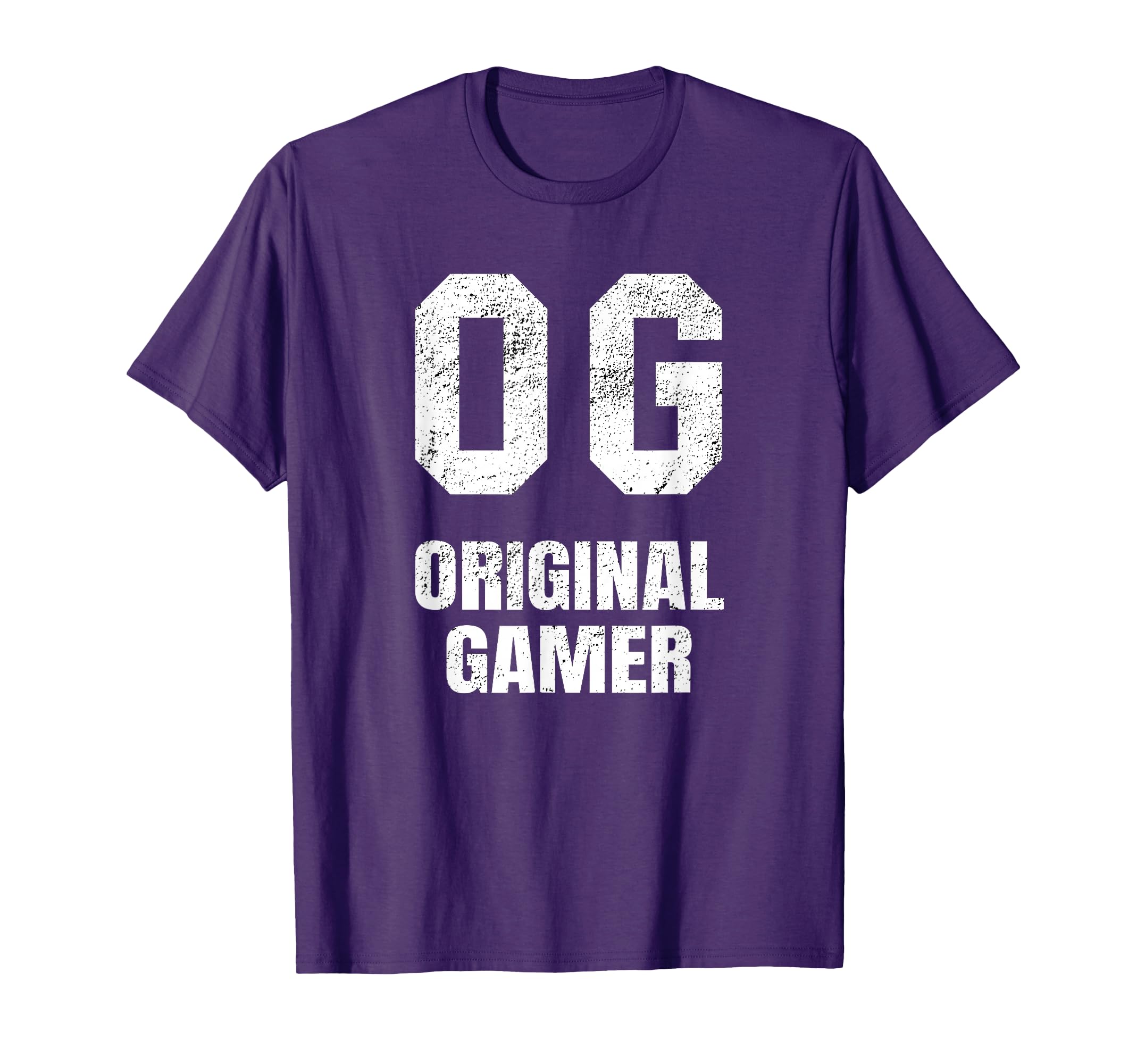 Og Original Gamer Funny Gaming Distressed T-Shirt - Custom Art Print Unisex - T-Shirt, Sweatshirt, Hoodie