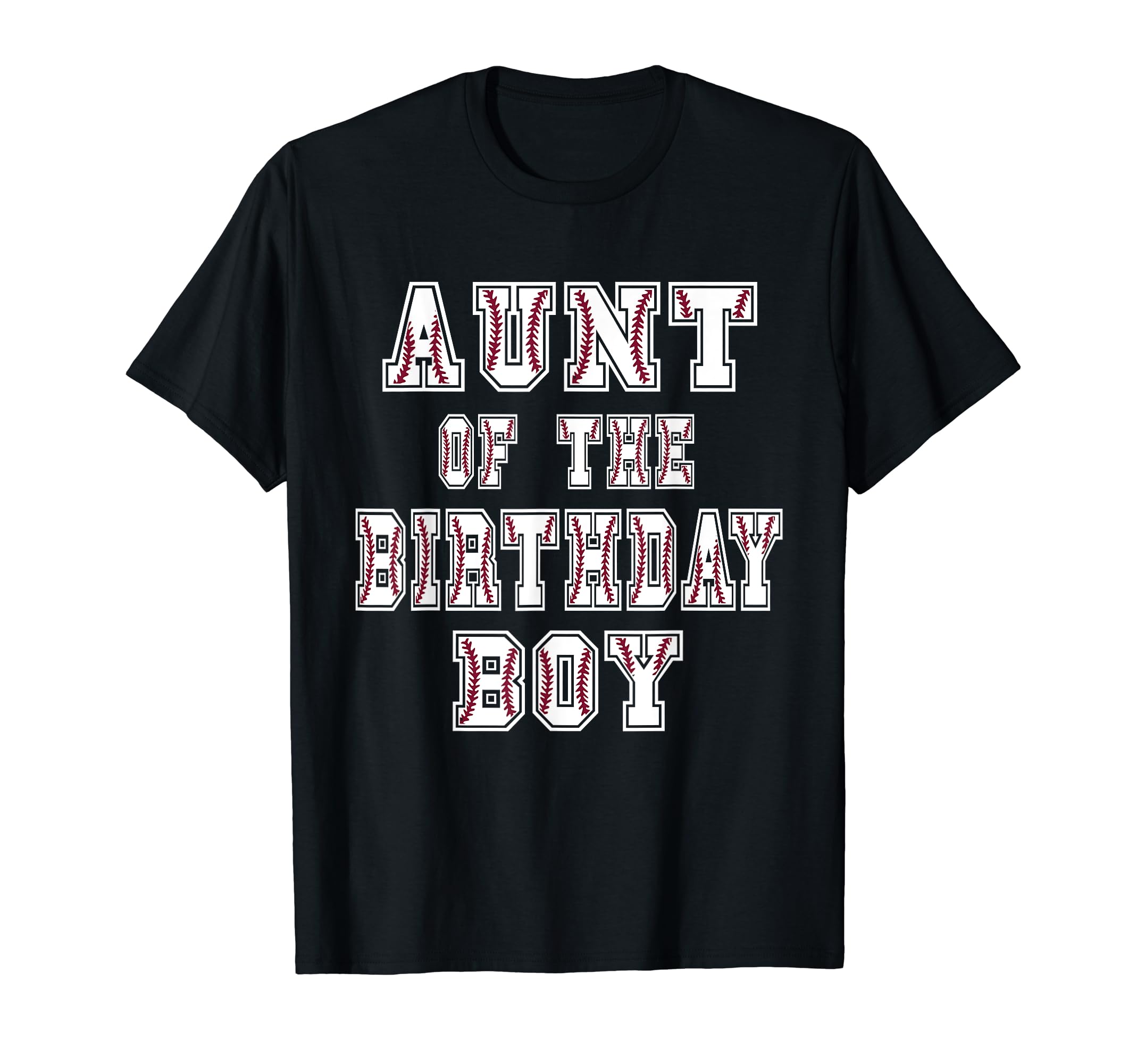 Aunt Birthday Baller Baseball Themed T-Shirt - Minimalist Print Men Women - T-Shirt, Sweatshirt, Hoodie