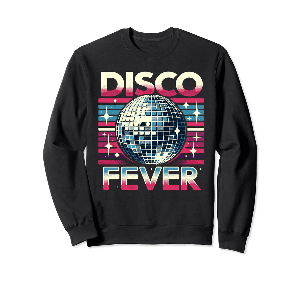 Disco Fever Dance Party Mirror Sweatshirt - Fun Novelty Design for Adults - T-Shirt, Sweatshirt, Hoodie