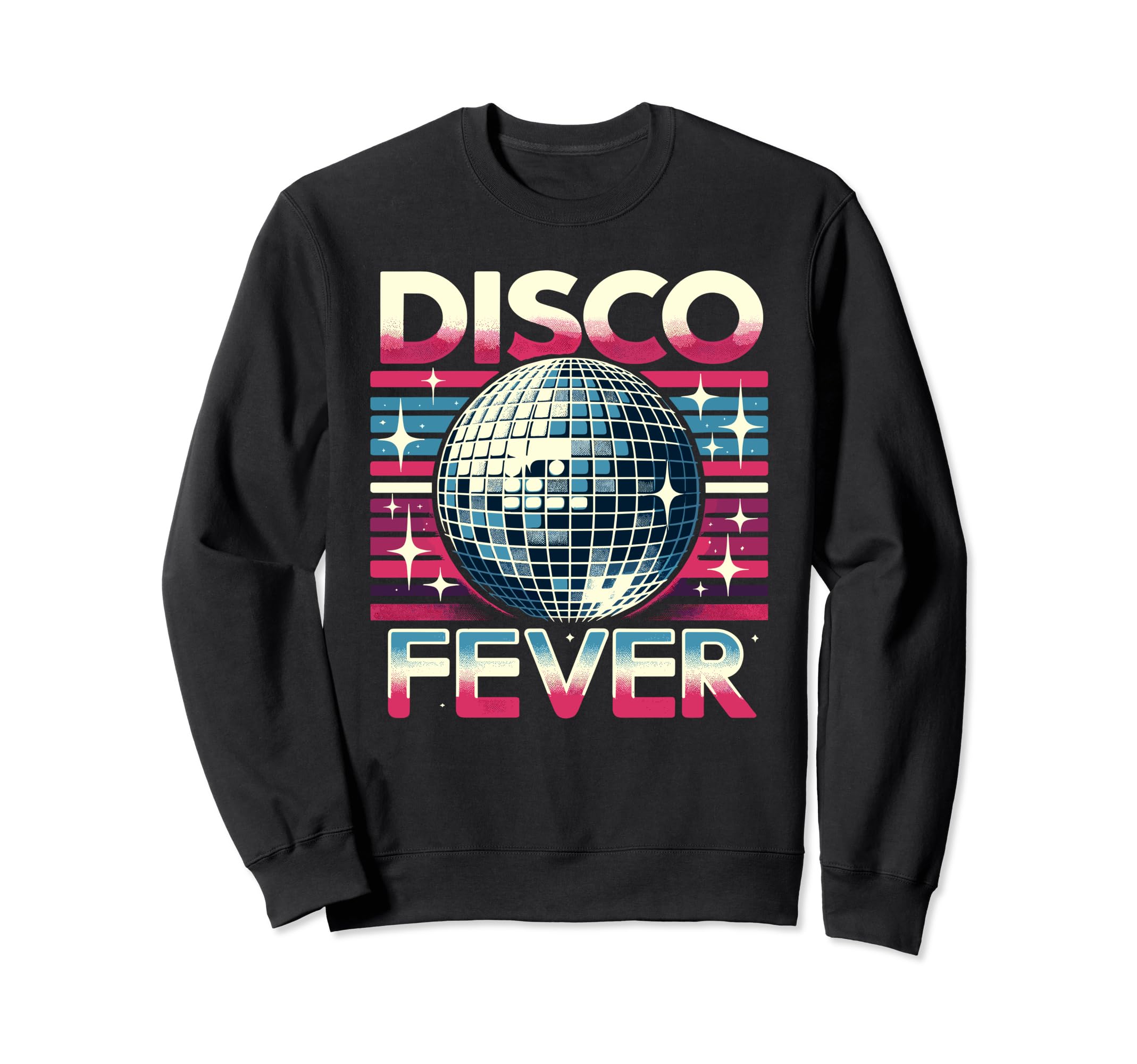 Disco Fever Dance Party Mirror Sweatshirt - Fun Novelty Design for Adults - T-Shirt, Sweatshirt, Hoodie