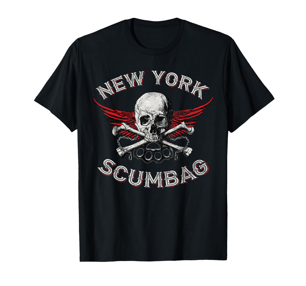 Funny New York Scumbag Distressed T-Shirt - Novelty Apparel for Adults - T-Shirt, Sweatshirt, Hoodie