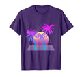 1980S 1990S Vaporwave Palm Trees T-Shirt - Streetwear Style for Adults - T-Shirt, Sweatshirt, Hoodie