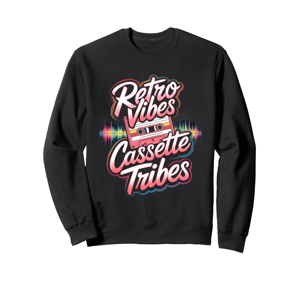 Vibes Cassette Tribes Cassette Tape Lover Sweatshirt - Graphic Print Unisex - T-Shirt, Sweatshirt, Hoodie