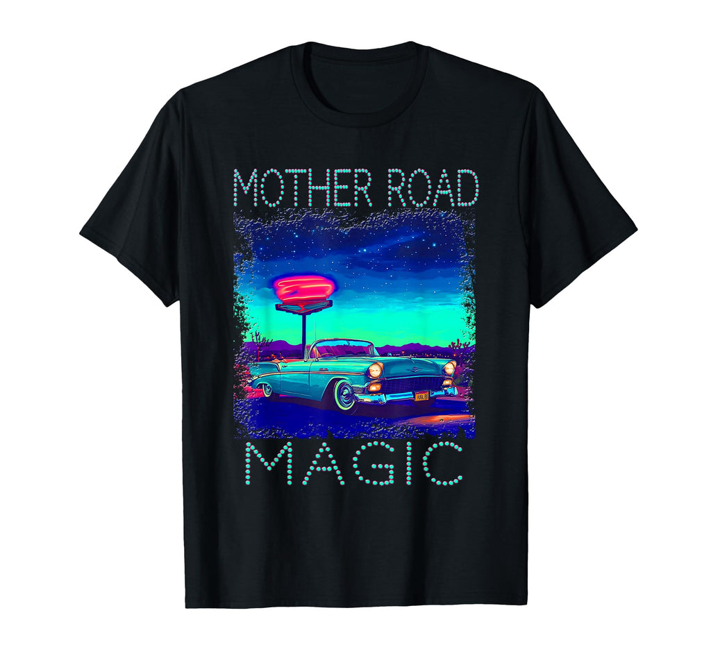 Route 66 Centennial Mother Road 100 T-Shirt - Fun Novelty Design Unisex - T-Shirt, Sweatshirt, Hoodie