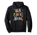 Six Is Vibe Boho 6Th Birthday Hippie Hoodie - Unique Graphic Unisex - T-Shirt, Sweatshirt, Hoodie