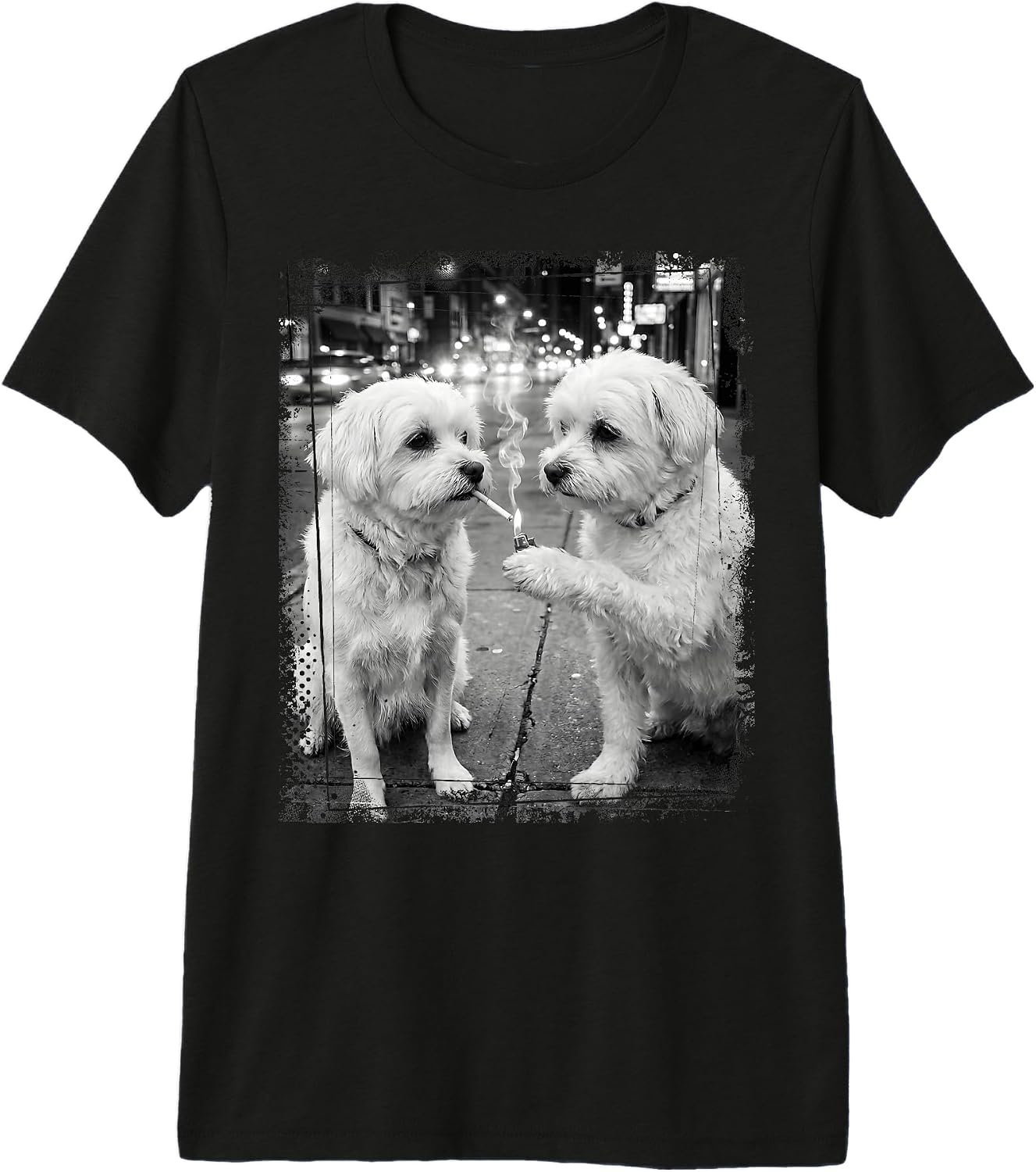 Urban Canine Vibes - Adult & Kids T-Shirts, Sweatshirts & Hoodies apparel design preview 1