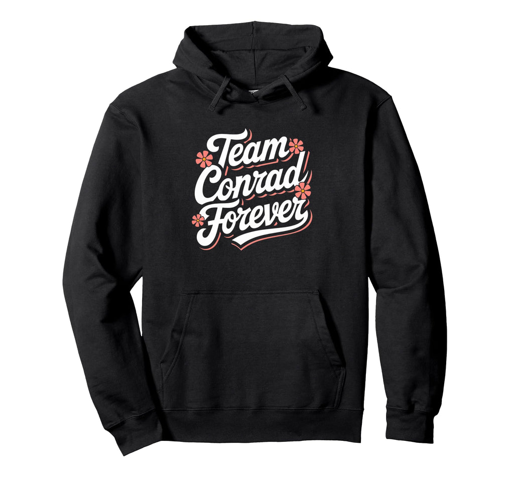 Groovy Flower Power Vibe Team Conrad Hoodie - Graphic Print for Adults - T-Shirt, Sweatshirt, Hoodie