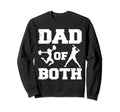 Dad Both Funny Cheer Baseball Dad Sweatshirt - Minimalist Print for Adults - T-Shirt, Sweatshirt, Hoodie