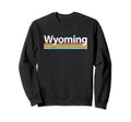 Wyoming Wy Worn Stripes Sweatshirt - Novelty Apparel Unisex - T-Shirt, Sweatshirt, Hoodie