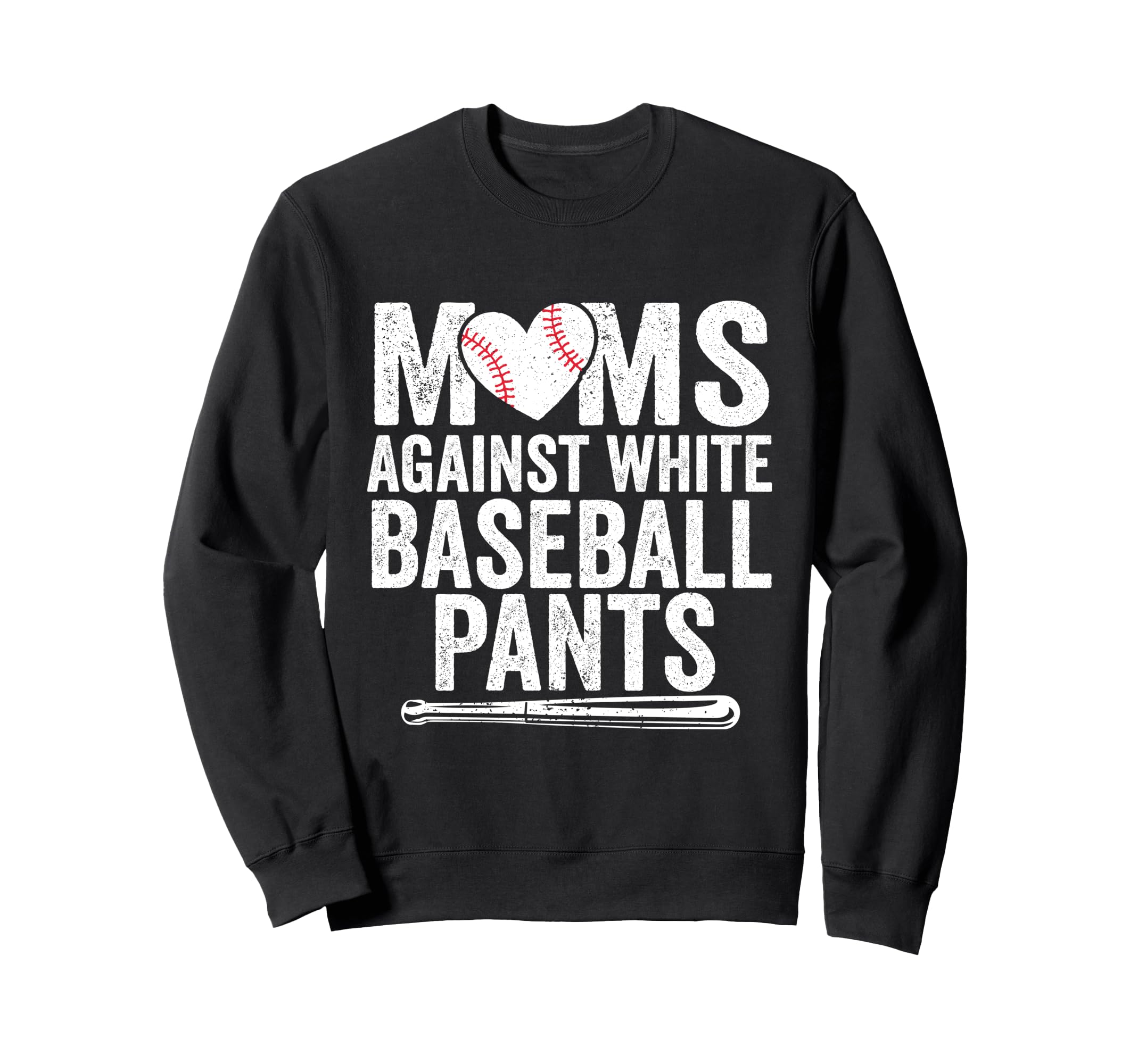 Moms Against White Baseball Sweatshirt - Aesthetic Graphic for Adults - T-Shirt, Sweatshirt, Hoodie