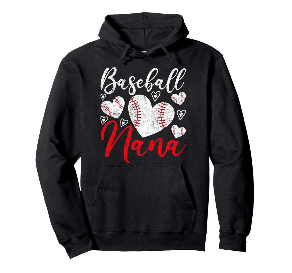 American Game Retired Baseball Nana Hoodie - Minimalist Print for Adults - T-Shirt, Sweatshirt, Hoodie