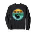 New Hampshire Mountains Moose Sweatshirt - Streetwear Style Unisex - T-Shirt, Sweatshirt, Hoodie