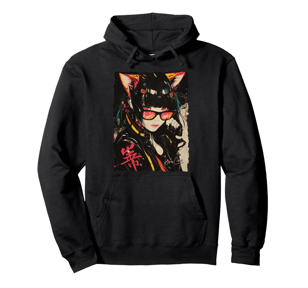 Japanese Streetwear Cyberpunk Y2K Hoodie - Casual Everyday Wear for Adults - T-Shirt, Sweatshirt, Hoodie
