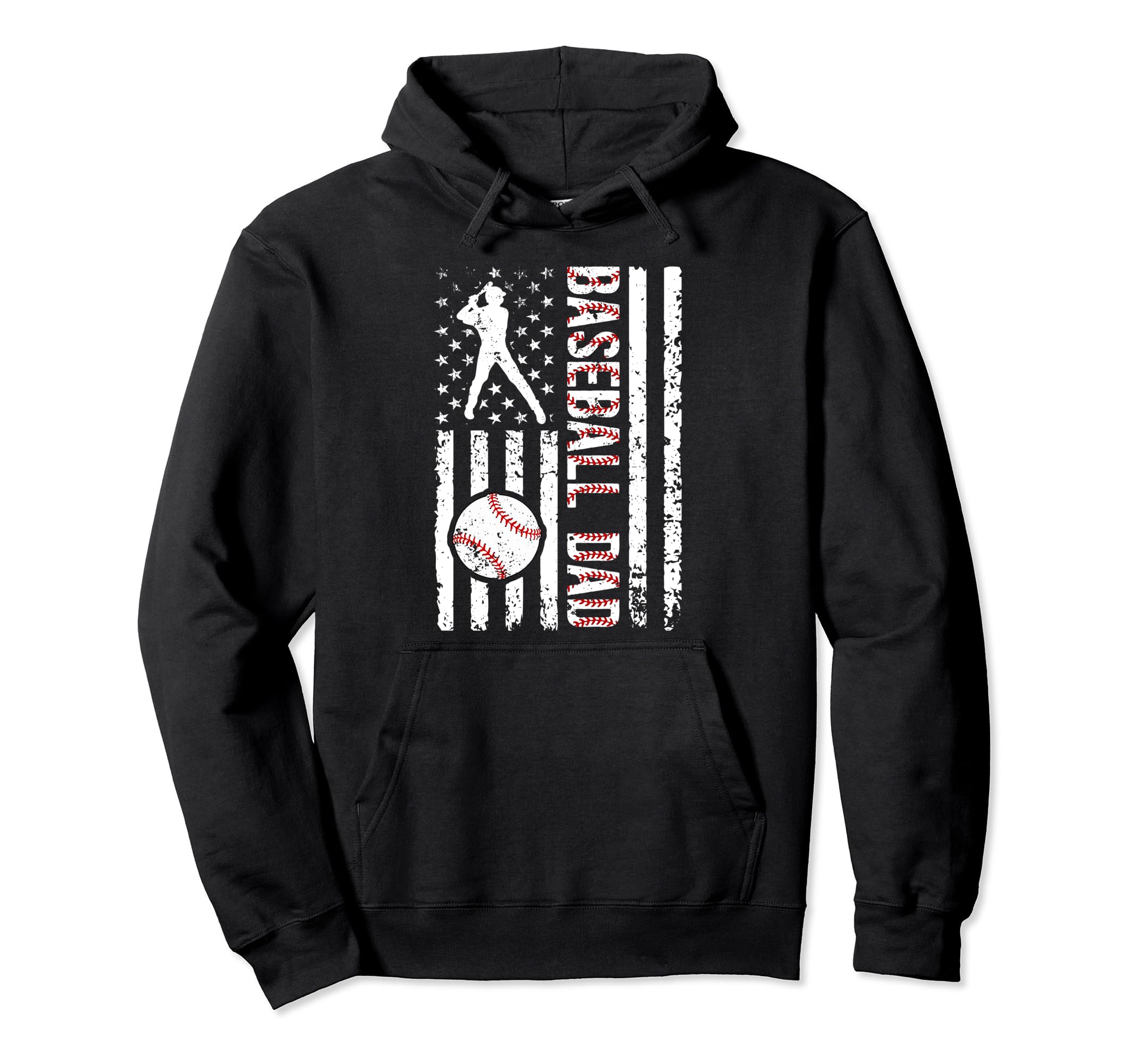 Baseball Dad Baseball Player Father Us Hoodie - Graphic Print for Adults - T-Shirt, Sweatshirt, Hoodie