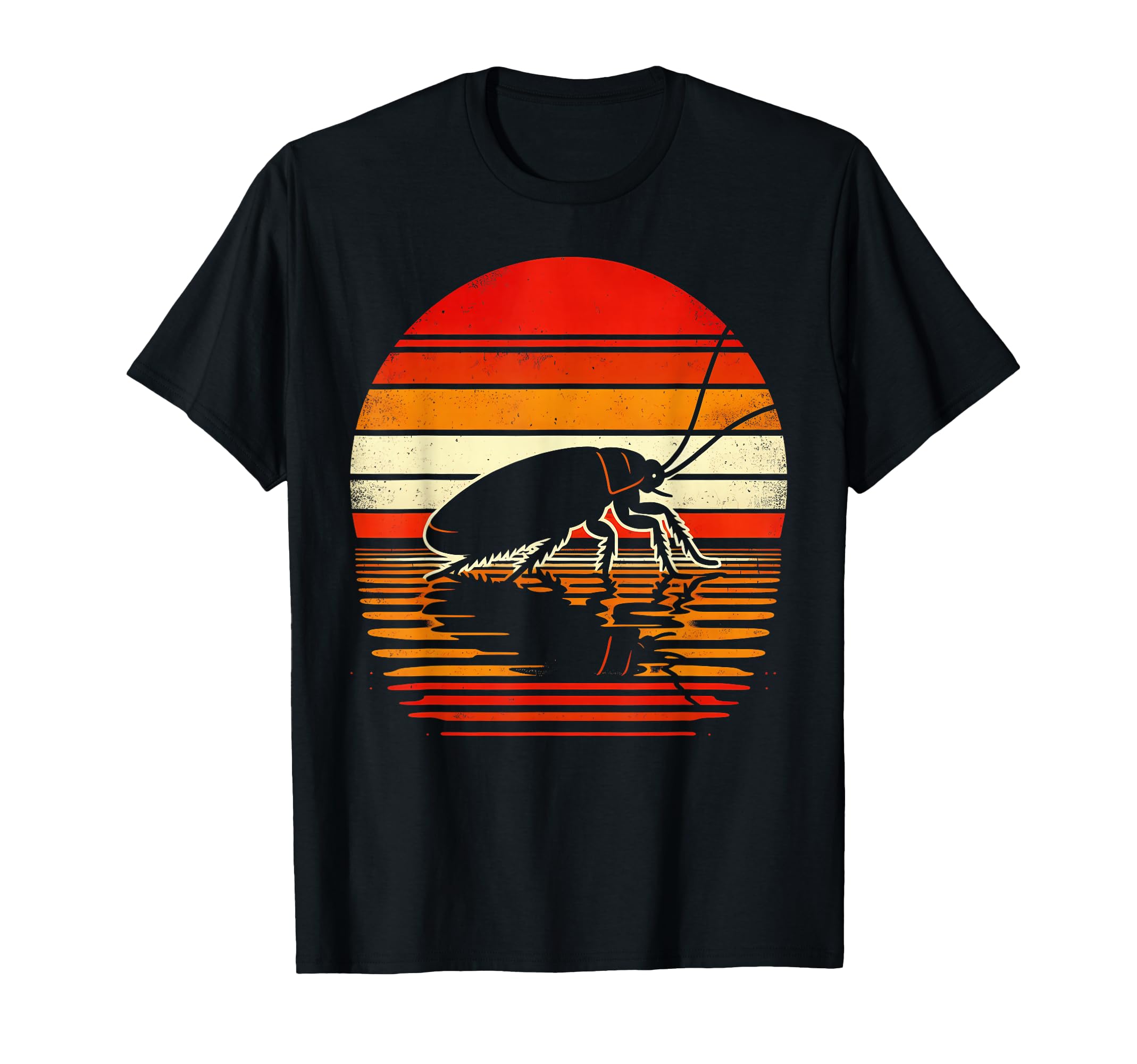 Cockroach Sunset Safari 70S Insects T-Shirt - Trendy Graphic Men Women - T-Shirt, Sweatshirt, Hoodie
