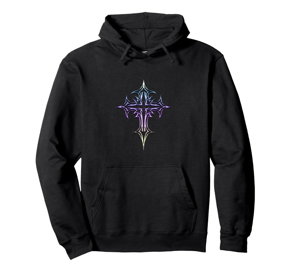 Gothic Cross Y2K Aesthetic Emo Goth Hoodie - Novelty Apparel Unisex - T-Shirt, Sweatshirt, Hoodie