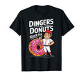 Donuts And Dingers Baseball Fan T-Shirt - Casual Everyday Wear Men Women - T-Shirt, Sweatshirt, Hoodie