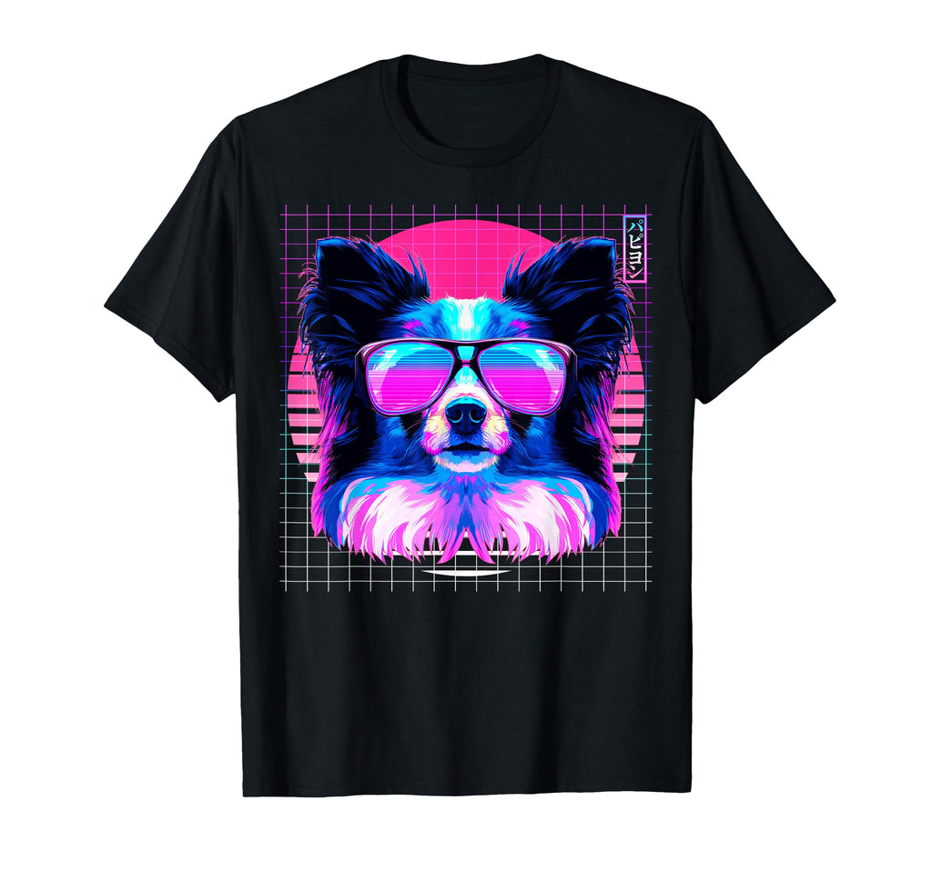 Papillon Papillon Sunglasses Dog T-Shirt - Casual Everyday Wear Men Women - T-Shirt, Sweatshirt, Hoodie