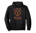 60S 70S Flower Power Groovy Love Peace Hoodie - Unique Graphic Unisex - T-Shirt, Sweatshirt, Hoodie
