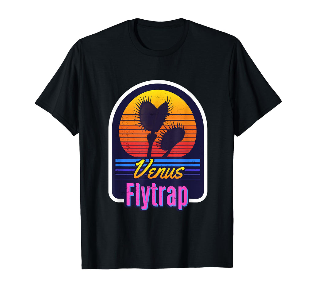 Sunset Carnivorous Plant Gift Venus Fly T-Shirt - Minimalist Print Unisex - T-Shirt, Sweatshirt, Hoodie