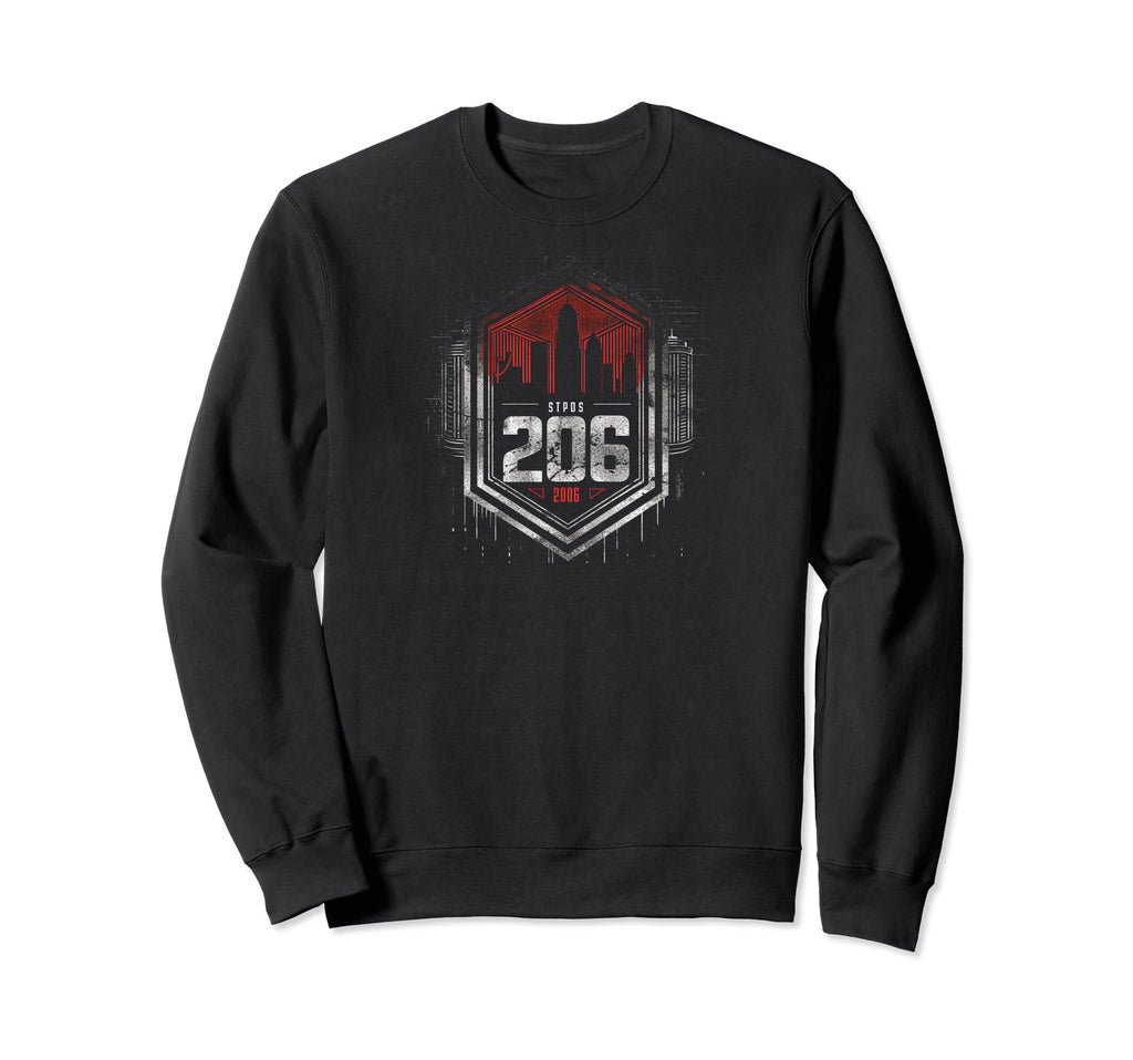 206 Grit 90S Grunge Urbandecay Mens Sweatshirt - Custom Art Print Men Women - T-Shirt, Sweatshirt, Hoodie