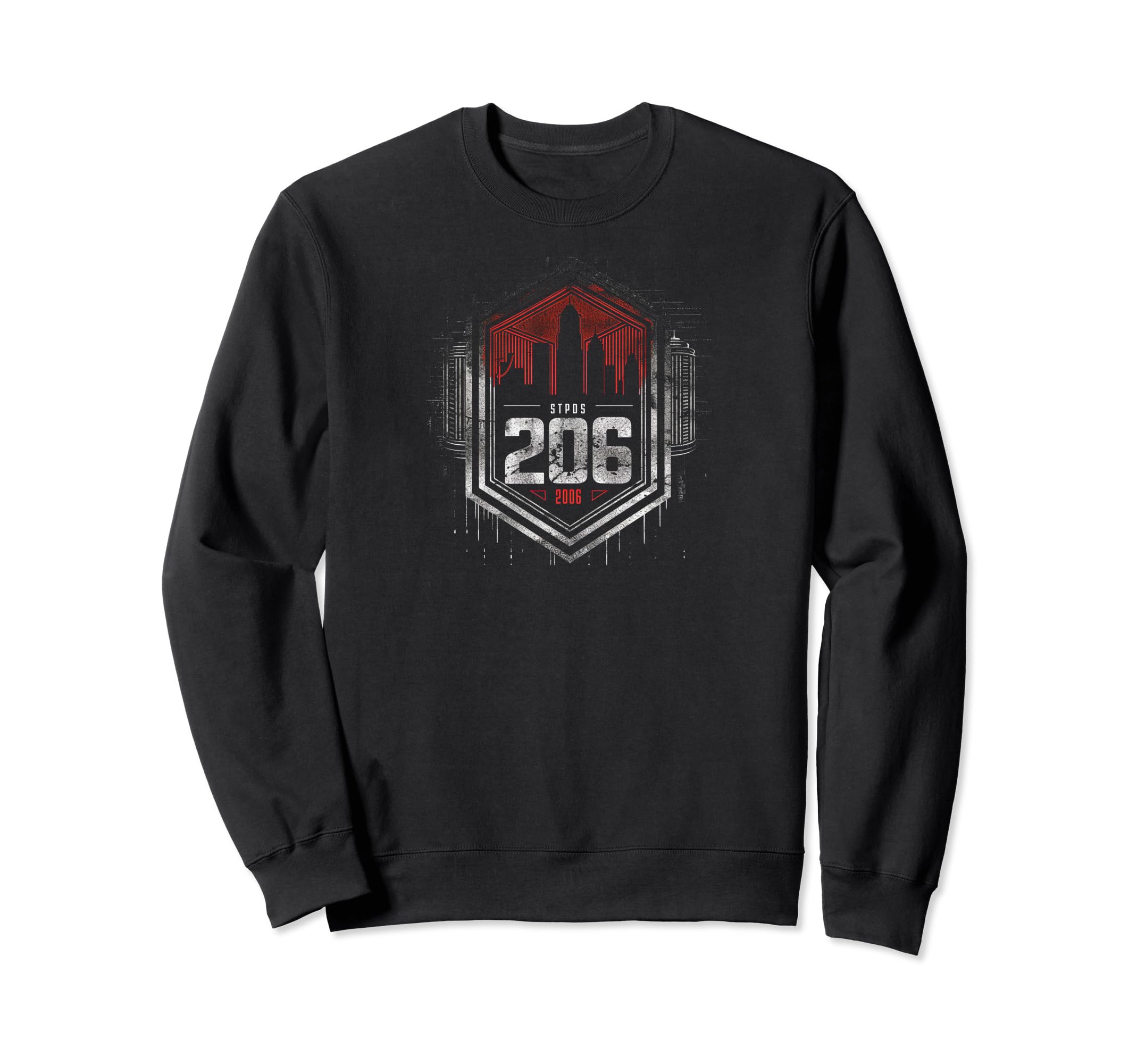 206 Grit 90S Grunge Urbandecay Mens Sweatshirt - Custom Art Print Men Women - T-Shirt, Sweatshirt, Hoodie